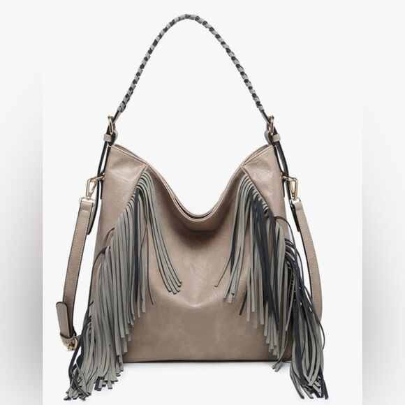 JEN & CO Sav Distressed Hobo Bag NWT - Picture 1 of 8
